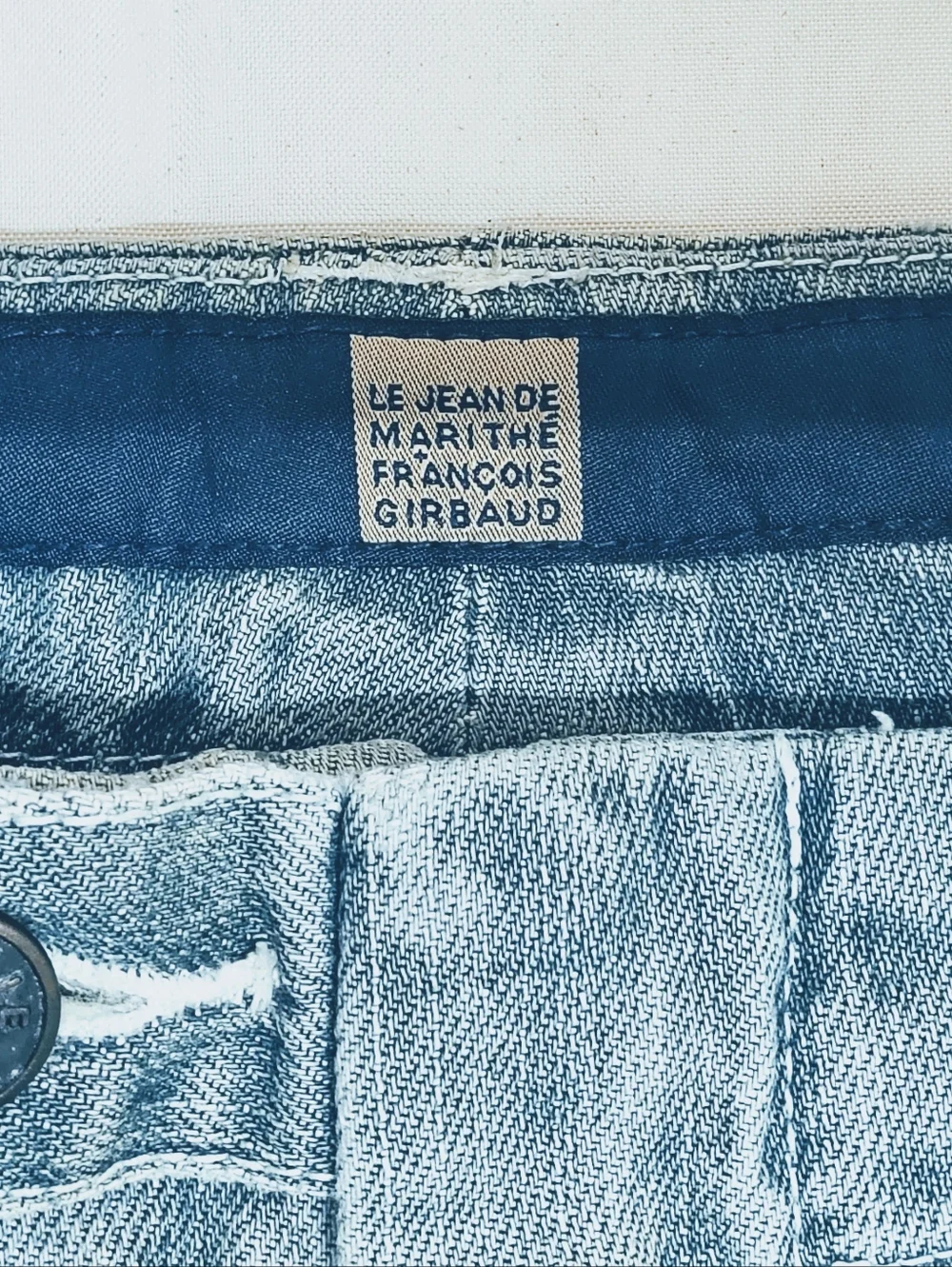 Vintage Rare Marithe Francois Girbaud Men's Denim Shuttle Tape Shorts Size 36